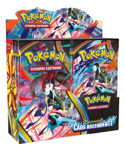Box display pokemon tcg me 4 caos ascendente 1