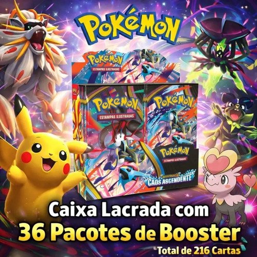 Box Display Pokémon TCG ME 4 Caos Ascendente