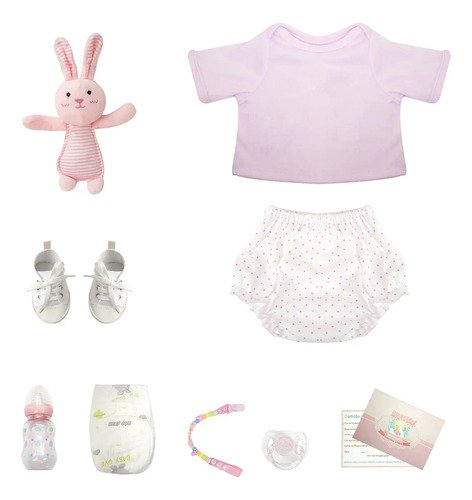 Brastoy Bebê Reborn pintada Boneca Pintada Realista Menina 48cm
