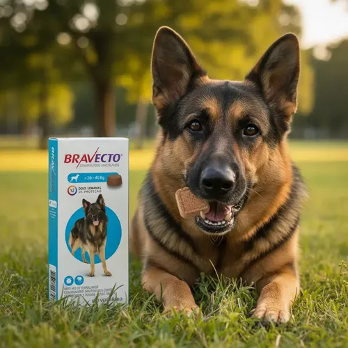 Bravecto Comprimido 20 A 40kg Para Cães - 1 Unidade