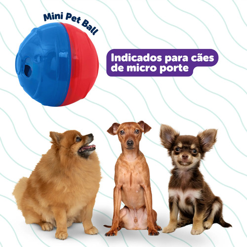 Brinquedo Interativo Funcional Mini Pet Ball Pp Da Pet Games