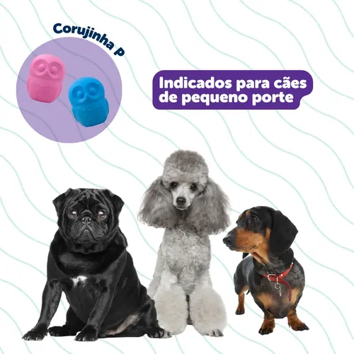 Brinquedo Recheável Resistente Corujinha Pet Games P/ Cães P