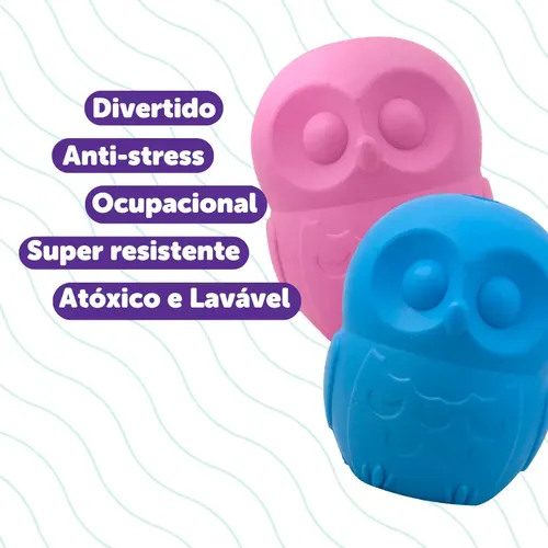 Brinquedo Recheável Resistente Corujinha Pet Games P/ Cães P