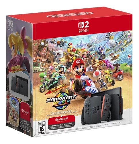 Bundle nintendo switch 2 mario kart world 3 meses nso