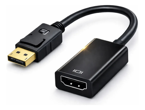 Cabo adaptador conversor displayport hdmi notebook pc tv mon