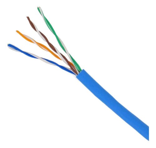 Cabo Cat5e De Rede 305m Azul Furukawa Soho Plus Cmx Cftv