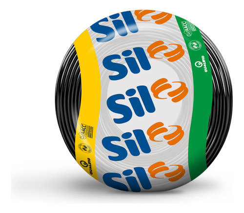 Cabo flexivel 6mm 750v 10 metros flexsil sil cor da cobertu