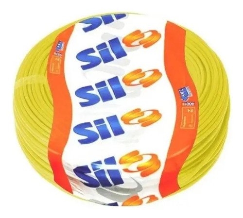 Cabo flexivel SIL Flexível 1x2.5mm² amarelo x 100m em rolo