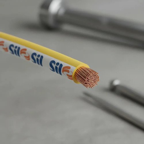 Cabo flexivel SIL Flexível 1x2.5mm² amarelo x 100m em rolo