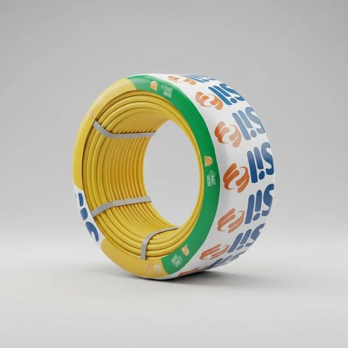 Cabo flexivel SIL Flexível 1x2.5mm² amarelo x 100m em rolo