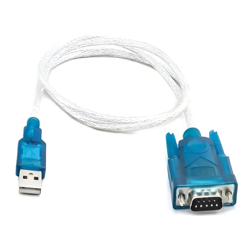 Cabo rs232 serial conversor usb 20 9 pinos cor azul