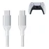 Cabo usb c 3m para controle ps5 e ps5 pro jogue e carregue 1