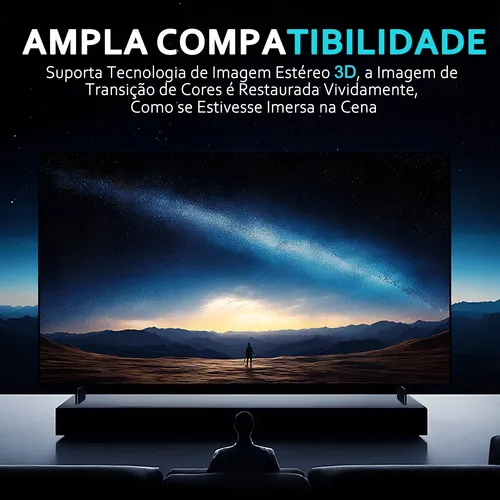 Cabo Usb Para Hdmi Adaptador 4k 60hz 2m Tipo-c Monitor Tv