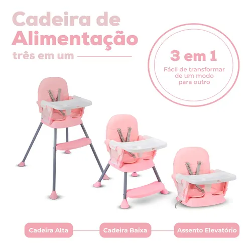 Cadeira De Alimentação Bebê Portátil - Cadeirão I Love Baby®