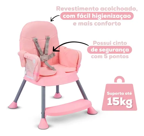 Cadeira De Alimentação Bebê Portátil - Cadeirão I Love Baby®