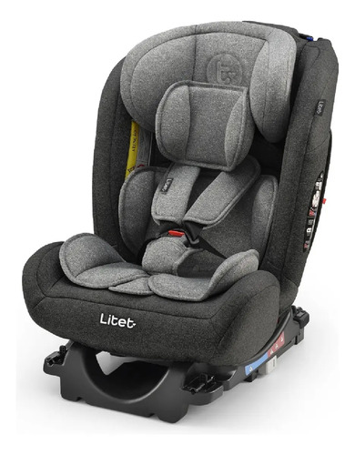 Cadeira De Carro All Stages 2.0 Isofix 0-36kgs Cinza Litet