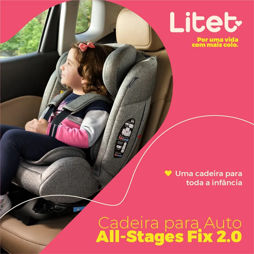 Cadeira de Carro Infantil All Stages 2.0 Isofix Preto Litet