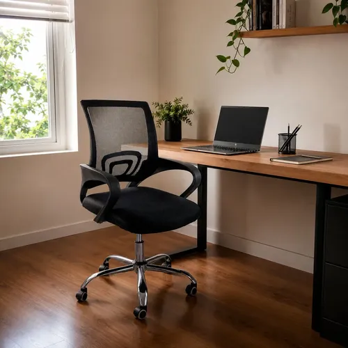 Cadeira de escritorio begonia tela mesh ergonomica giratoria