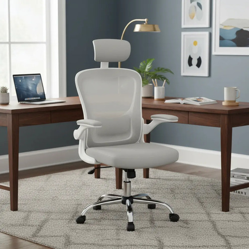 Cadeira de escritorio ergonomica giratoria boston g100 com e