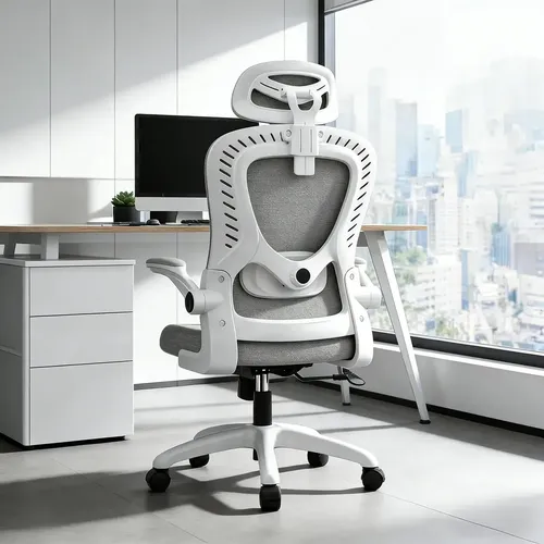 Cadeira de escritorio ergonomica giratoria tela mesh premium