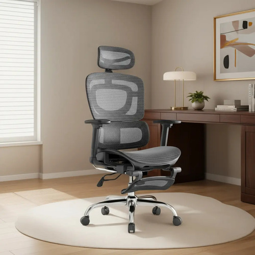 Cadeira de escritorio ergonomica monaco bt07 luvinco malha r 1