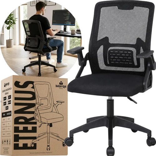 Cadeira de escritorio ergonomica nr17 ethernus marqs home gi
