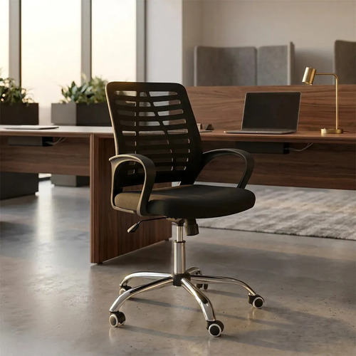 Cadeira de escritorio giratoria office ajustavel ergometrica