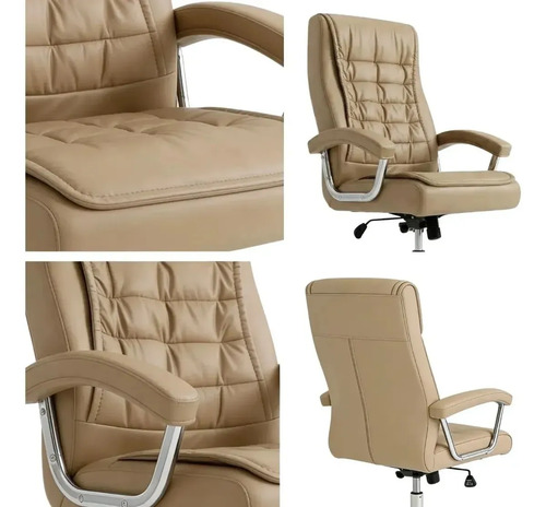 Cadeira de Escritório Presidente HomeNow Ergonômica com Molas Ensacadas e Rodas