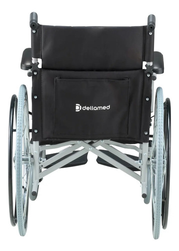 Cadeira De Rodas Dobrável Aço Resistente Desmontável 120kg
