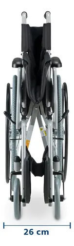 Cadeira De Rodas Resistente Dobrável Até 120kg Dellamed D100