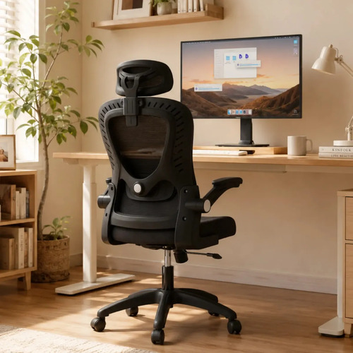 Cadeira escritorio ergonomica com apoio lombar cadeira escri