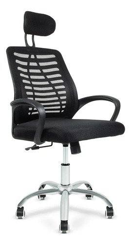 Cadeira Escritório Ergonômica Heads Top Bestchair Cor Preto Material do estofamento Tecido