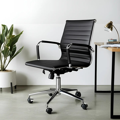 Cadeira escritorio or design 3301 baja ergonomica preta cour