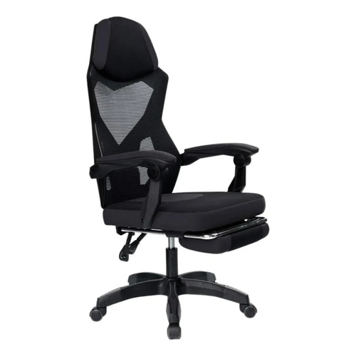 Cadeira Gamer Ergonômica Giratória Apoio De Pés Confortável