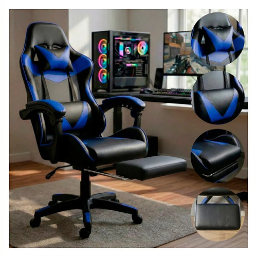 Cadeira gamer ergonomica reclinavel profissional k nakasaki 1