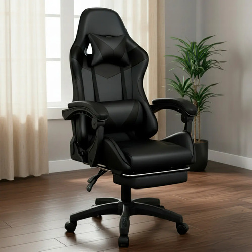 Cadeira gamer jogos escritorio ergonomica giratoria 360 luxo 1
