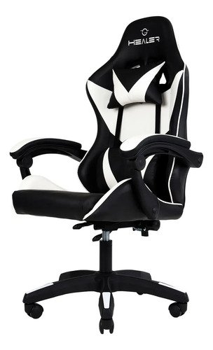 Cadeira Gamer Lancer Preta e Branca Healer