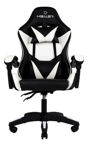 Cadeira Gamer Lancer Preta e Branca Healer