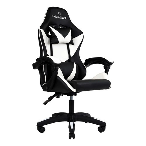 Cadeira Gamer Lancer Preta e Branca Healer