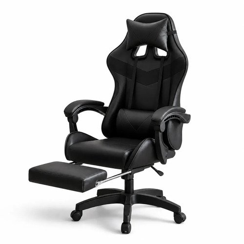 Cadeira gamer livo lar ergonomica reclinavel com apoio para