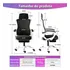 Cadeira Gamer Preto E Gamer Escritório Branco Profissional