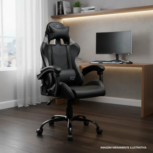 Cadeira Gamer Tgt Heron Tc2, Preto, Tgt-hrtc-bl03