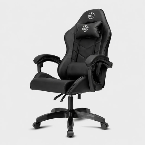 Cadeira gamer tgt heron tw1 preta reclinavel espuma moldada