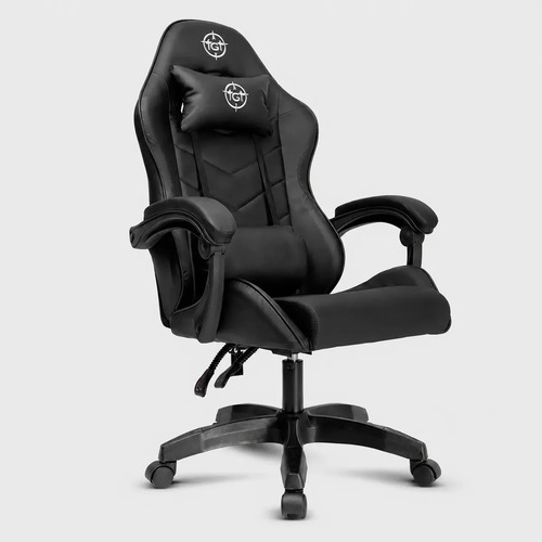 Cadeira Gamer TGT Heron TW1 Preta Reclinável Espuma Moldada Pistão Classe 4