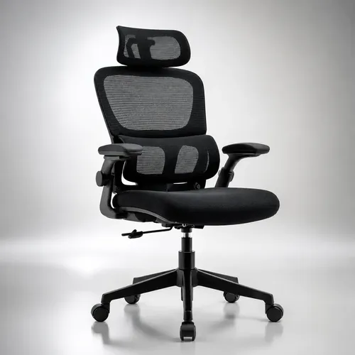 Cadeira lombar ergonomica escritorio apoio mesh suporte cor
