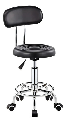 Cadeira mocho giratoria ideal para tatu estudiosbeleza preto 1