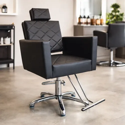 Cadeira para salao de beleza e barbearia promocao cor preta