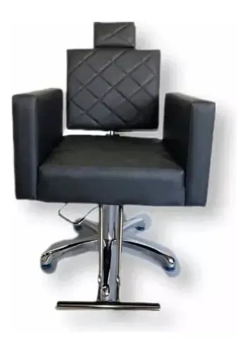 Cadeira Para Salão De Beleza E Barbearia Promoção Cor Preta