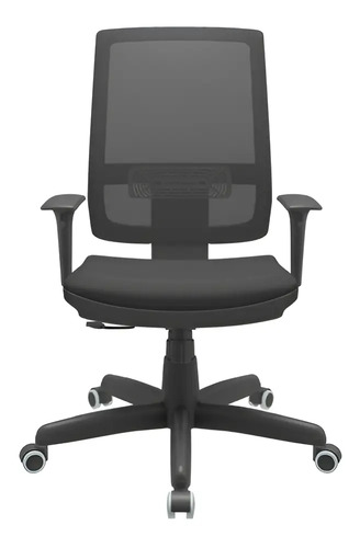 Cadeira Plaxmetal Brizza Relax Tela Cor Preto Material do estofamento Poliéster