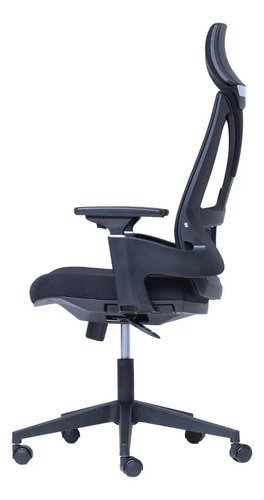 Cadeira Presidente Ergonômica Certificada Nr17 Toledo Preto Mesh